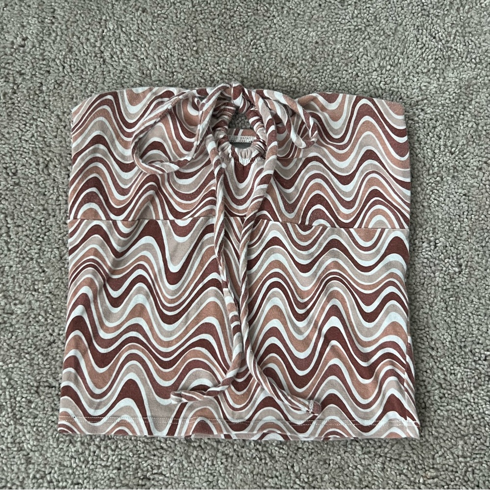 Hollister Multi Way Cinch Halter Top